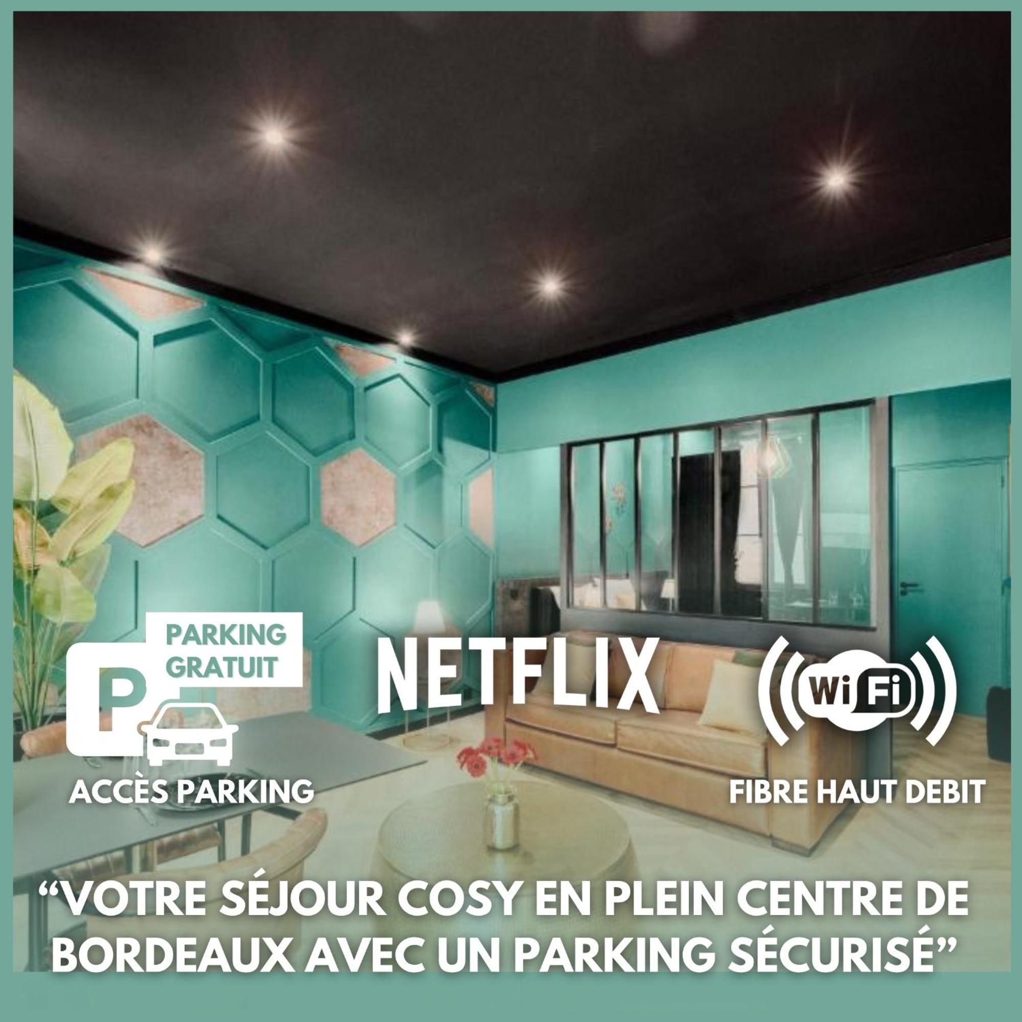 Free Parking - Self Checkin - Wifi - Netflix - City Center - Le Coste By Superボルドー エクステリア 写真